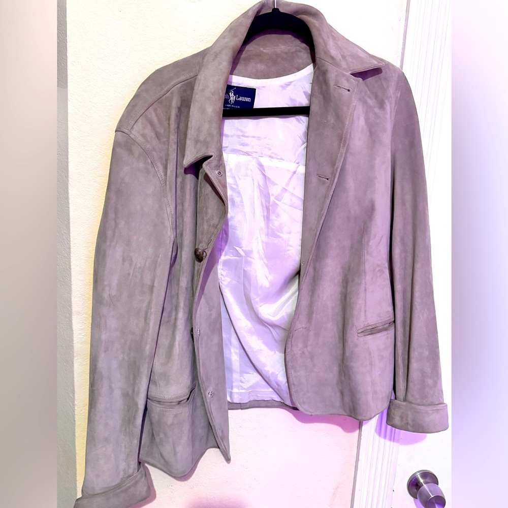 Ralph Lauren suede jacket XL
